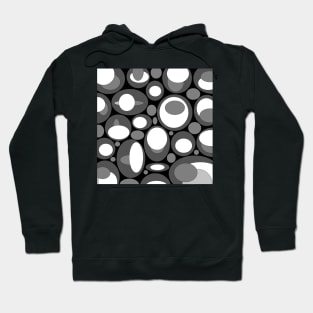 grey background eggs Hoodie